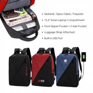 15.6" CROSS Laptop Backpack with USB Port 06